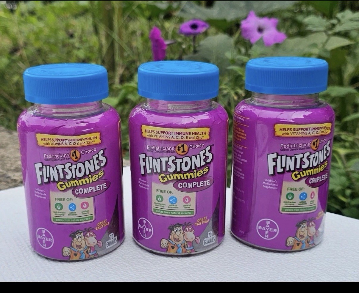 Flintstones Vitamins Complete Gummies, Kids Vitamins 180ct – 3 Pack-new.
