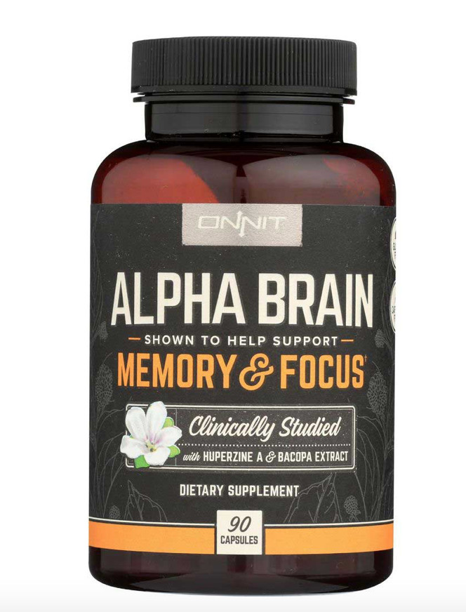 SALE New Sealed Onnit Labs Alpha Brain Memory & Focus – 90 Caps – Best by 5/2025