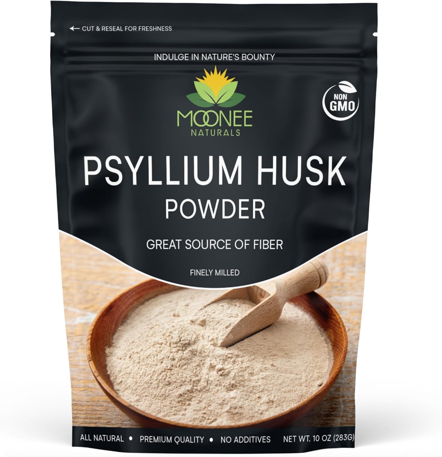 Psyllium Husk Powder 10 OZ, Gluten Free, Non GMO, Finely Ground, Keto Friendly
