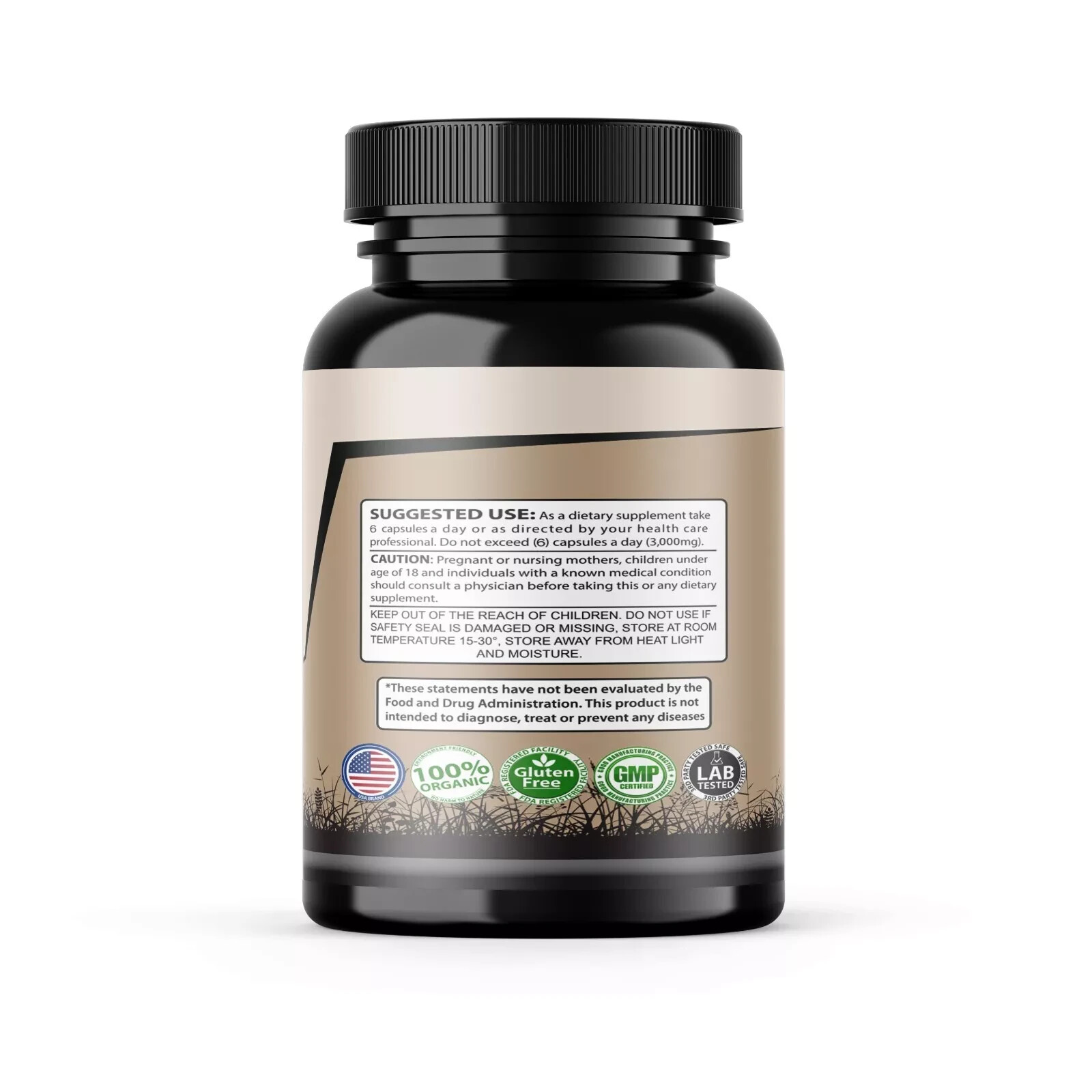 Desiccated Beef Organ Complex, Certified 100% Grass Fed Undefatted 180 Capsules