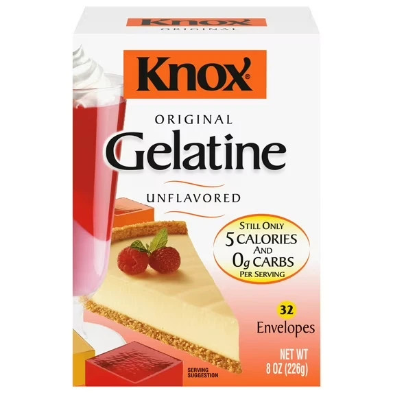Original Unflavored Gelatin, 32 ct Packets with free shipping