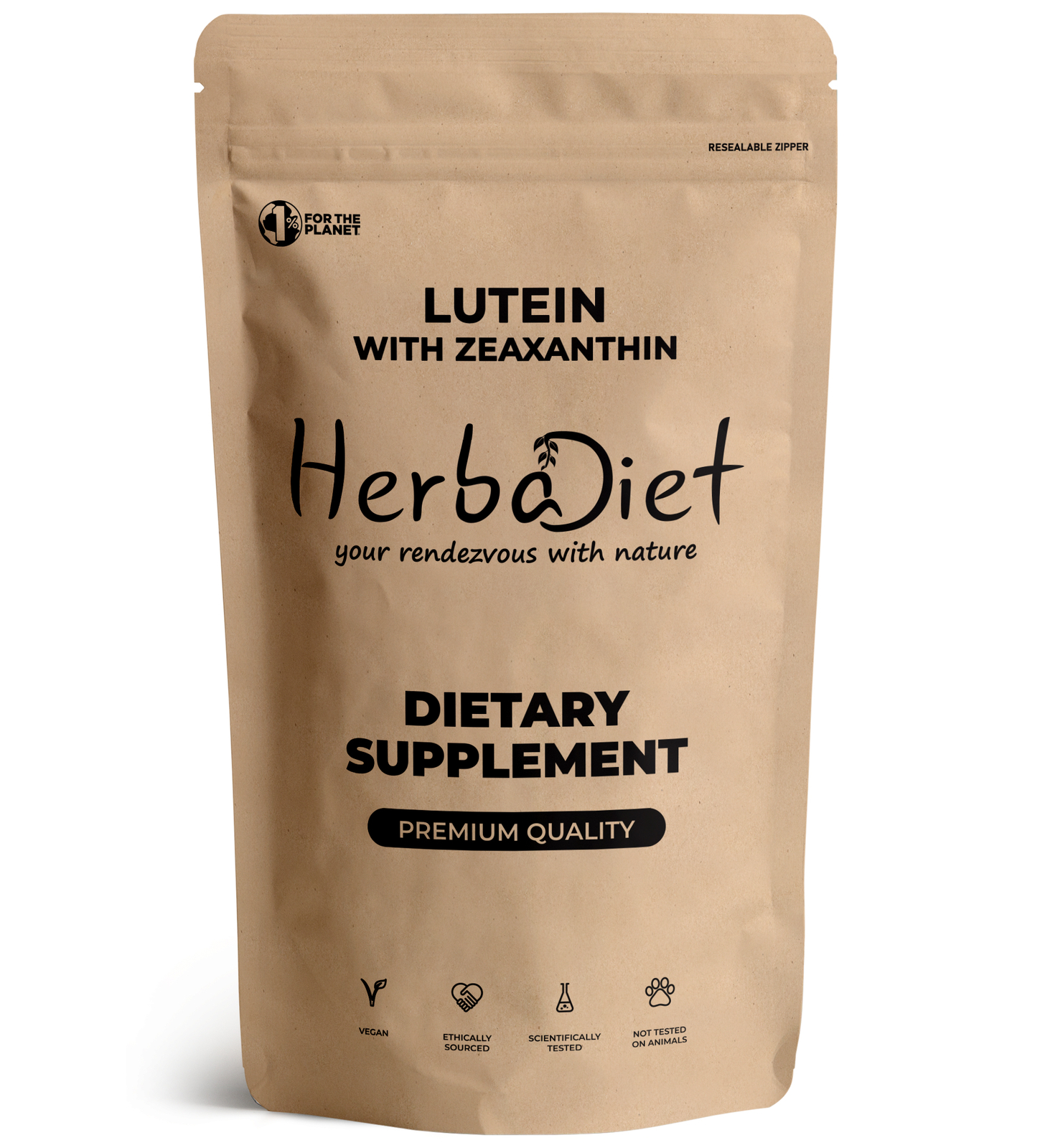 Lutein with Zeaxanthin Marigold Extract Powder for Eye Health 20% 100g