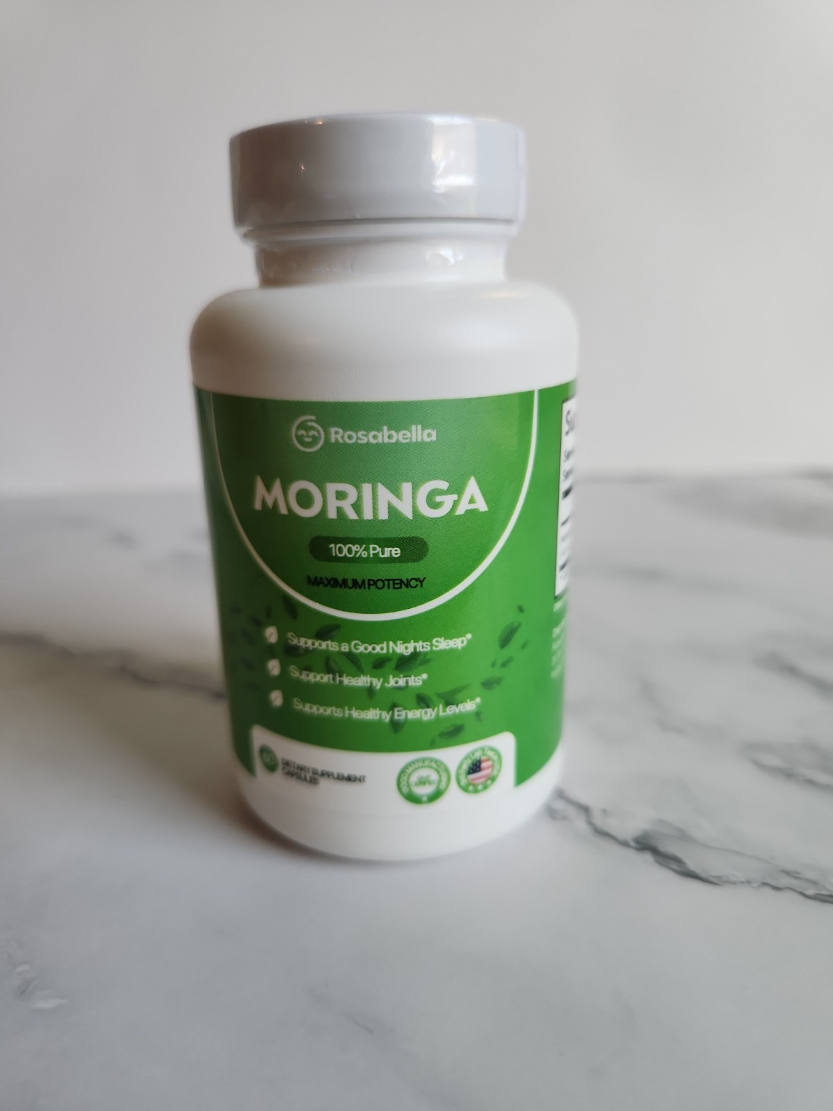 Rosabella Moringa 100% Pure, PEAK Potency, 60 Softgels Fresh Superior