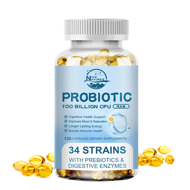 Probiotics 100 Billion CFU Potency Digestive Immune Health 120/240/480 Capsules