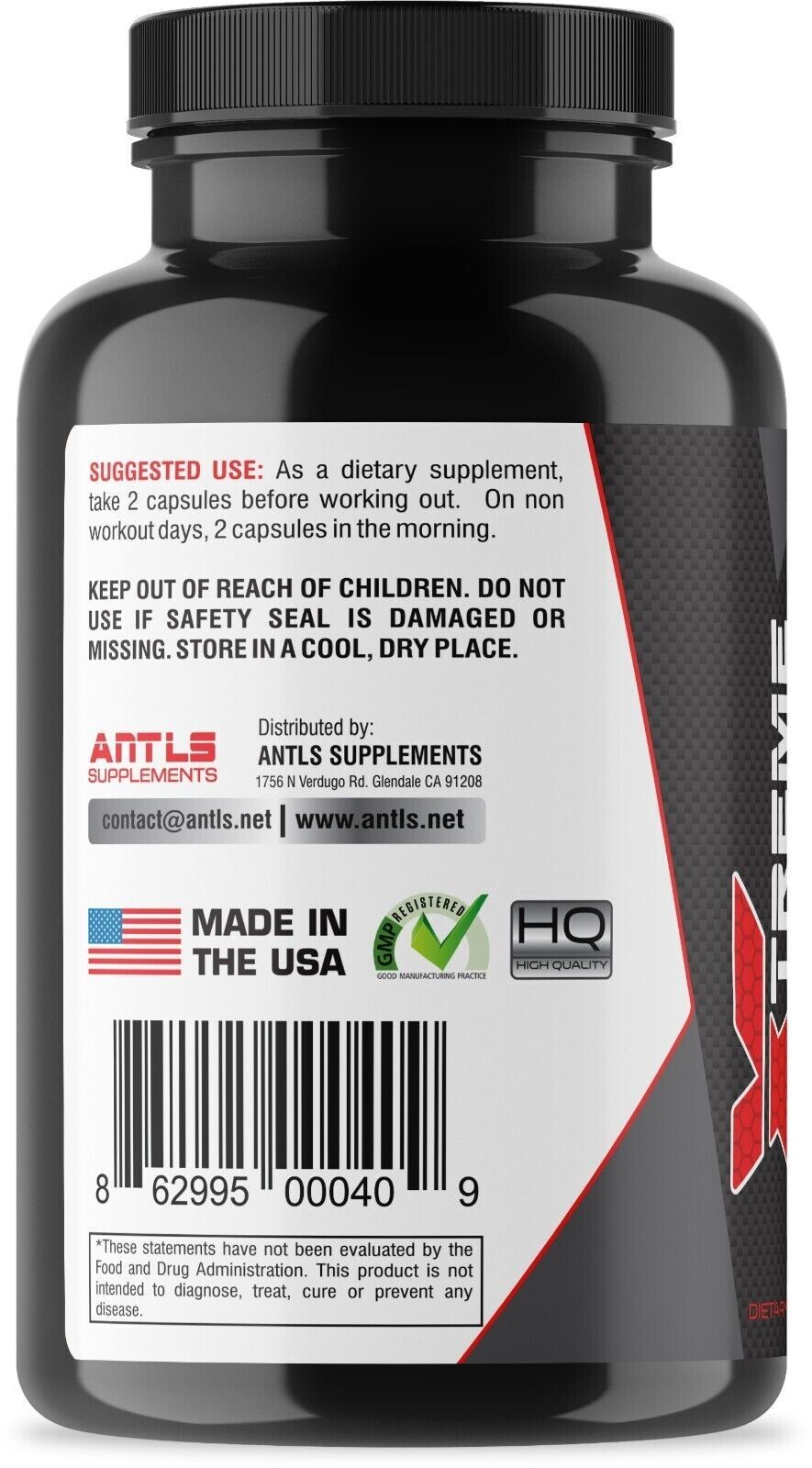 Nitric Oxide Testosterone Booster Pre Workout Multivitamin Men Xtreme Stamina