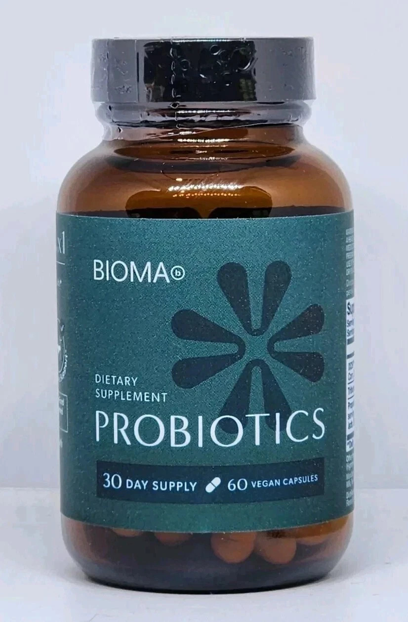 3 Pack BIOMA Probiotics Digestive Health Gut Support for Men & Women 60 Capsules