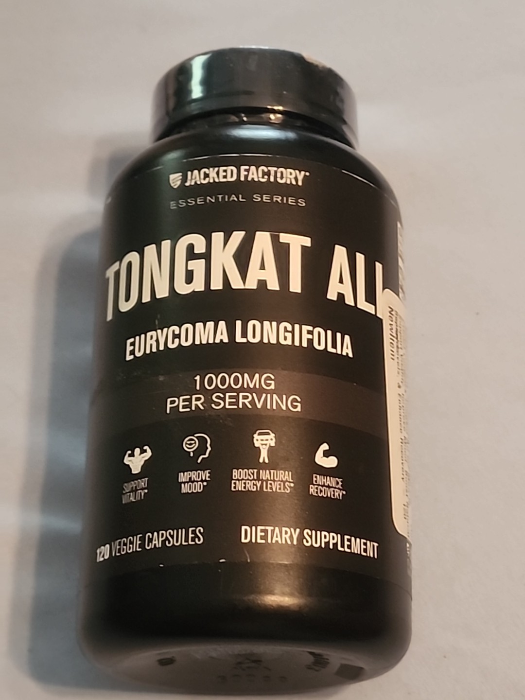 Organic Fadogia Agrestis 600mg & Tongkat Longjack 400mg Supplement Shilajit 125