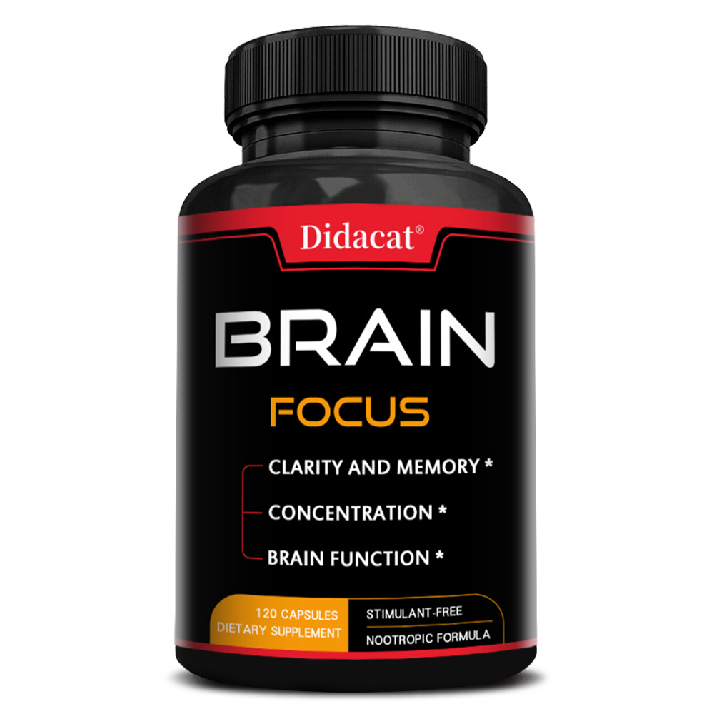 Brain Health Capsules Enhance Brain Function Improve Memory Attention 120 Pills