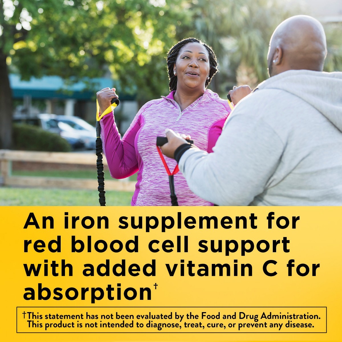 Nature Made Iron Supplement 18mg Per Serving – Raspberry Flavored – 60ct