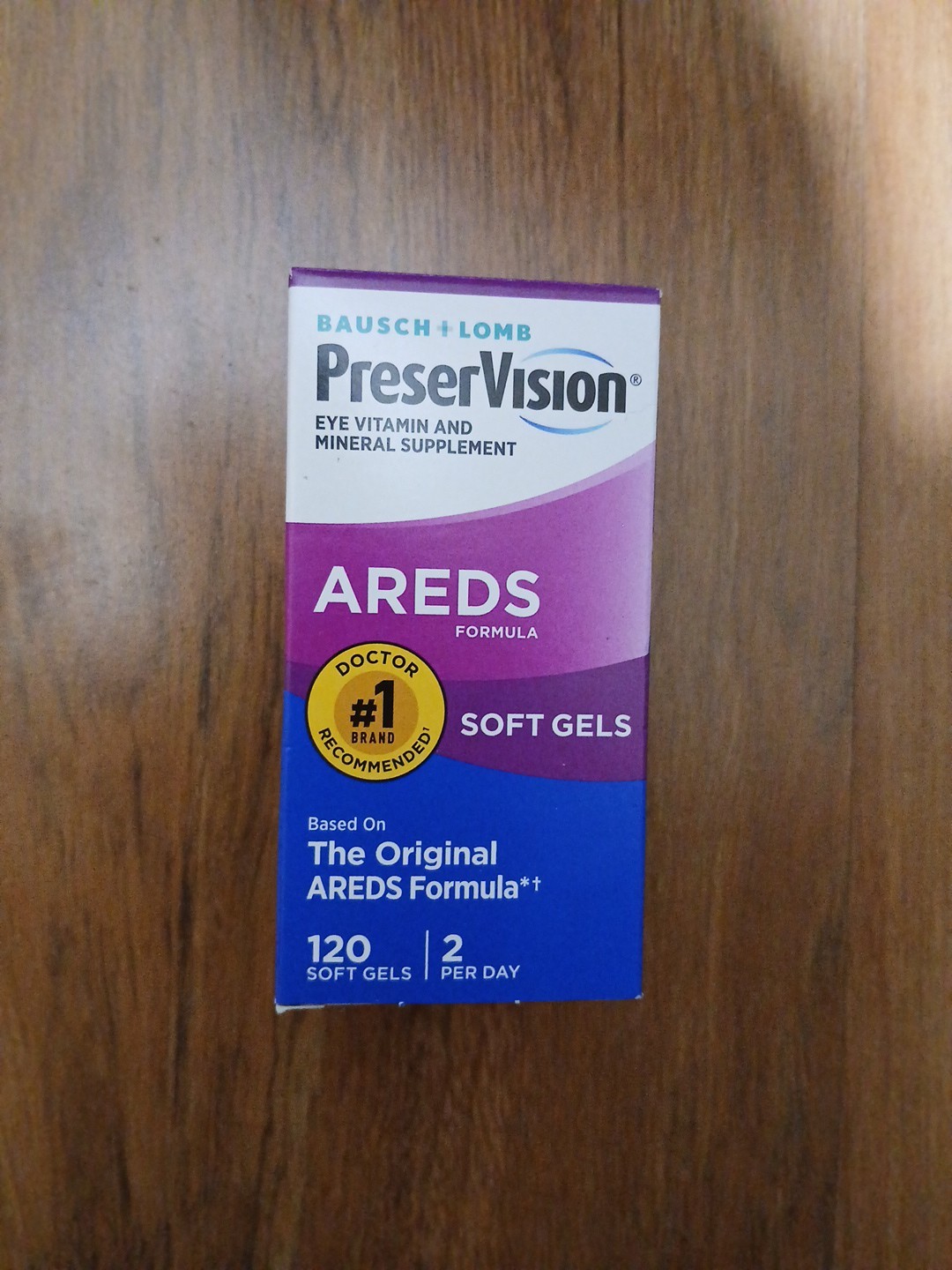 PreserVision Eye Vitamin & Mineral Supplement, 120 Count Exp.12/2026