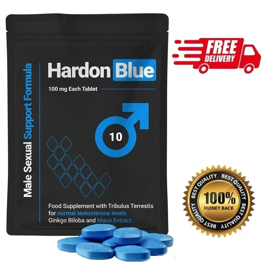 HARDON BLUE Herbal Formula Tablets for Men 10 Count New Stock | Free Shipping