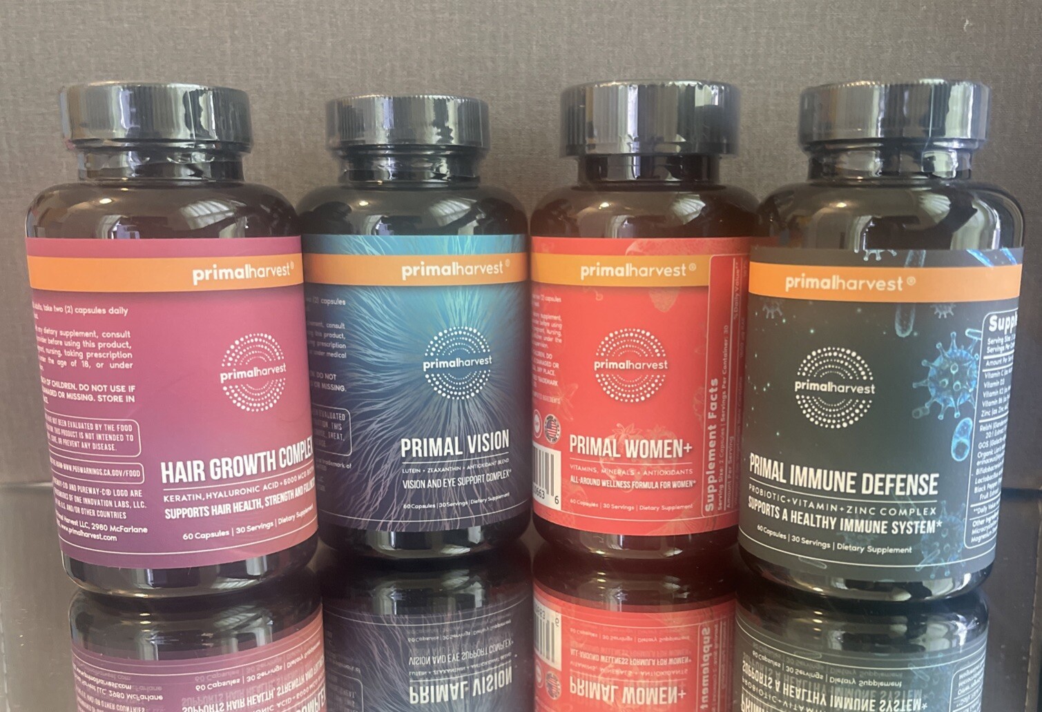 primal harvest For Hair Vision , Immune Defense,primal Women 4 Pack