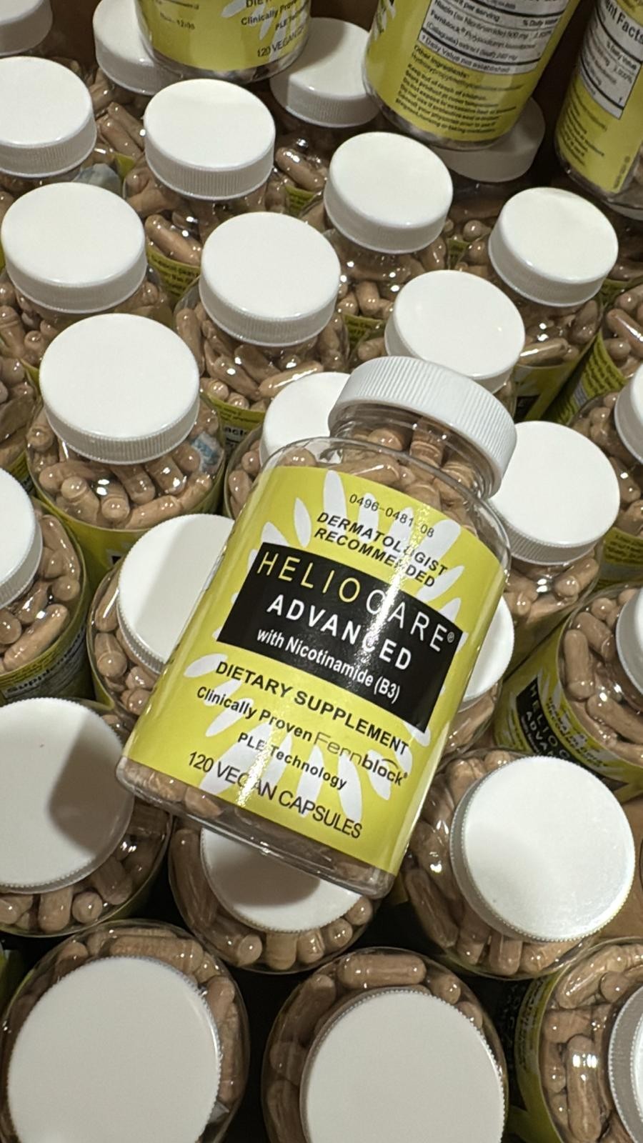 2 Packs Heliocare Advanced Nicotinamide B3 Skin Health 120 Capsules Exp: 07/2027