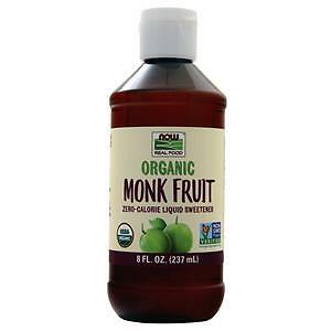 Now Organic Monk Fruit – Zero Calorie Liquid Sweetener 8 fl.oz
