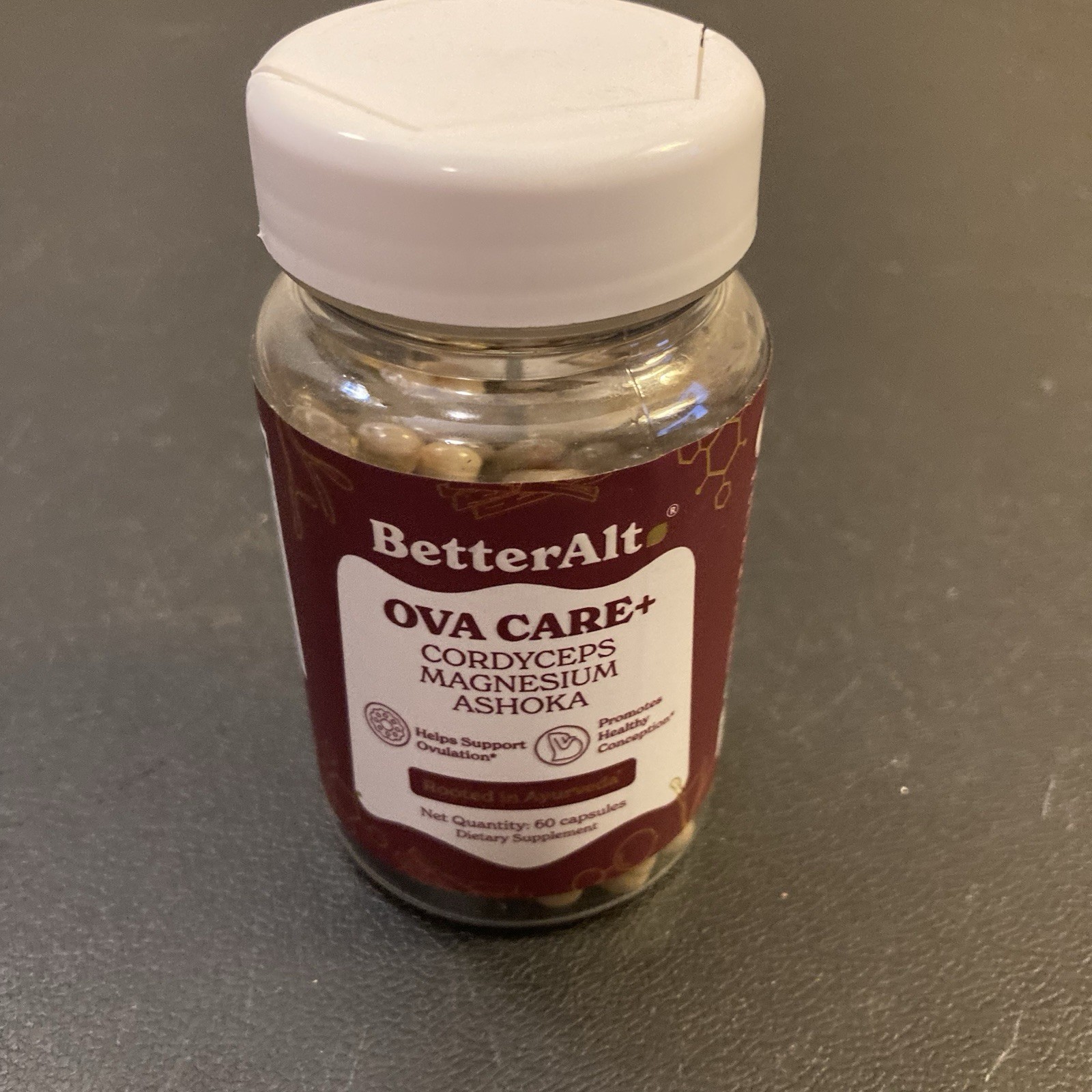 BetterAlt Cordyceps Ashoka Magnesium Capsules 60ct