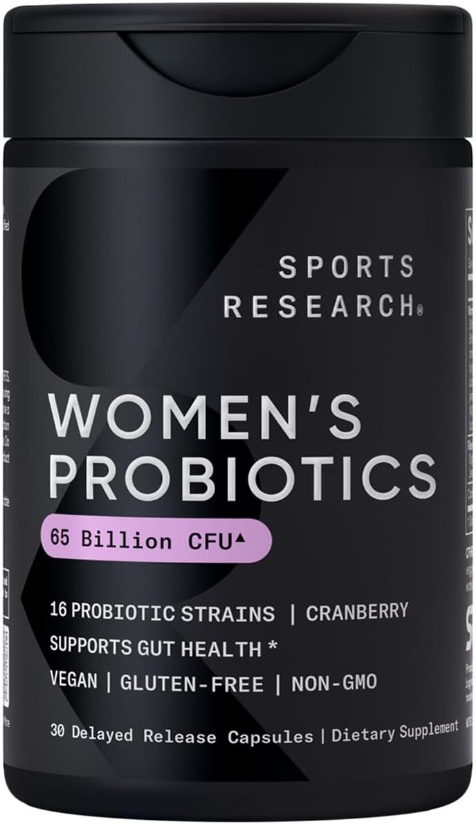 Women’s Probiotics w/ Prebiotics 65 Billion CFU Vegan Gut Health Digestive 30ct