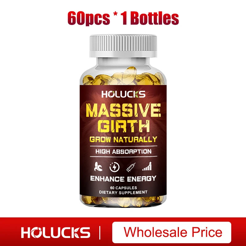 Buy 1 Get 1 Free! Massive Girth Supplement, for Enhanced Blood Flow, Stamina & O