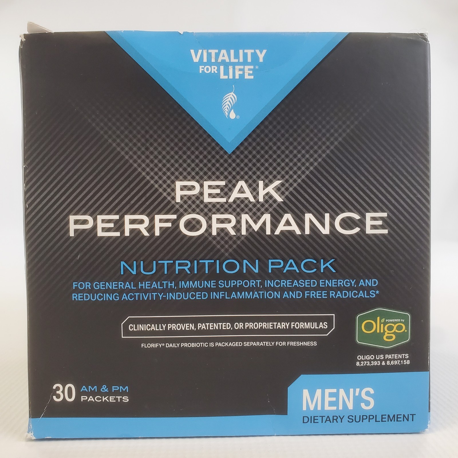 Melaleuca Peak Performance Nutrition Pack for Men 30 AM & PM Packets Antioxidant