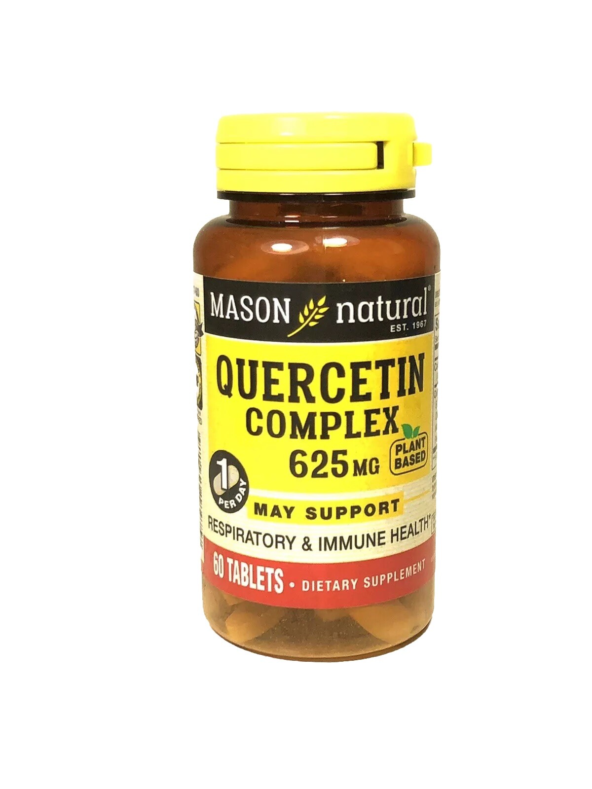 Mason Natural Plant Based Quercetin Complex 625 mg – Immunity Booster, Healthy