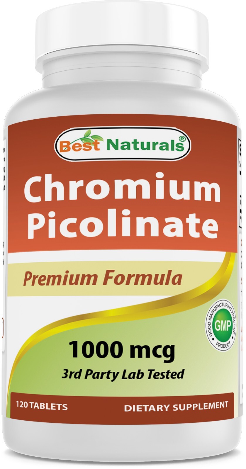Best Naturals Chromium Picolinate 1000 mcg 120 Tablets