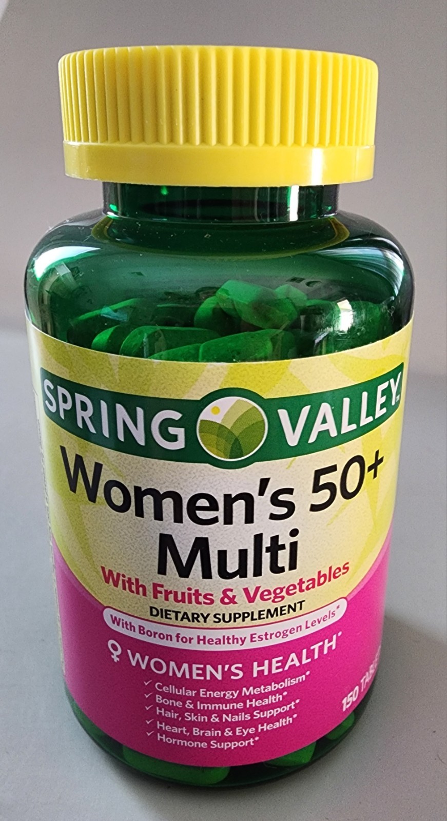 Spring Valley Women’s 50+ Multi Tablets, 150 Count Exp 01/27
