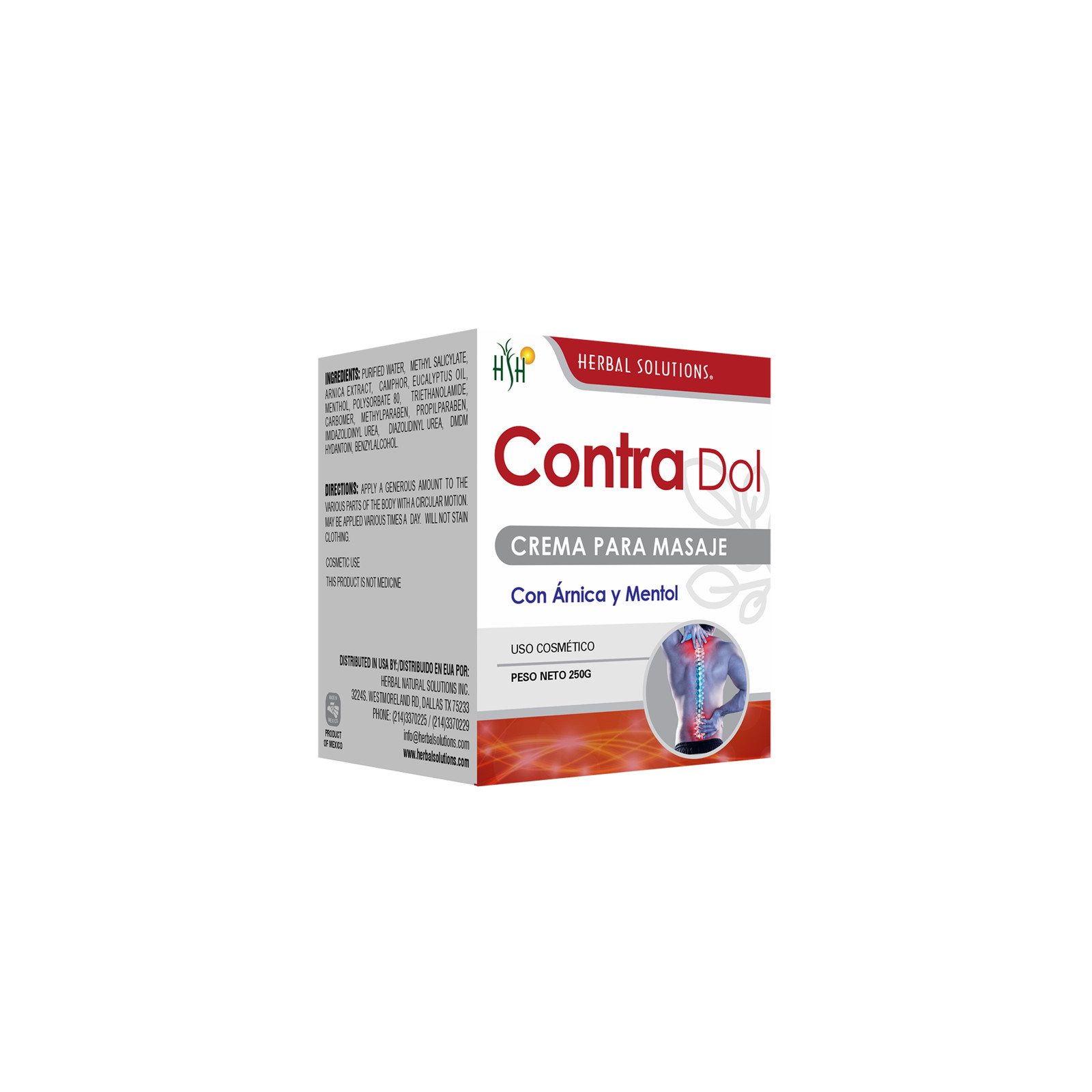 Herbal Solutions Contradol Arnica Cream – Cooling Muscle & Joint Comfort