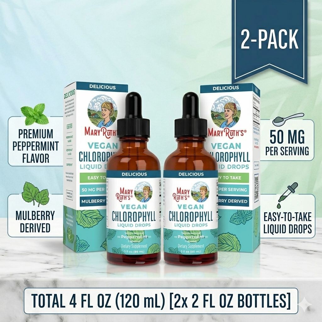 MaryRuth’s Organics Liquid Morning Multivitamin 2 Bottles (Pack of 2) Vegan