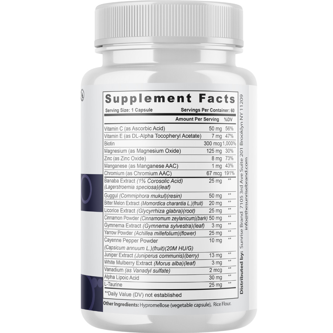 GlycoPezil Blood Health Supplement, (5 Pack) Official Blood Balance Support