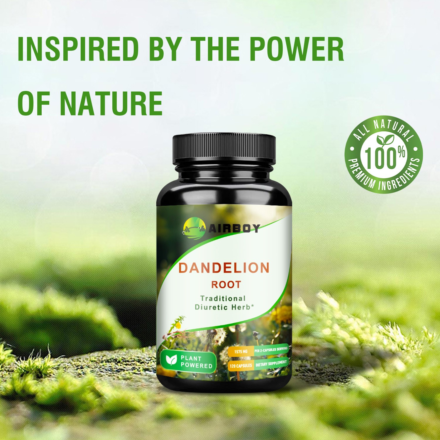 Dandelion Root 1575mg – Liver Kidney Health,Cleansing & Detox, Digestive Support