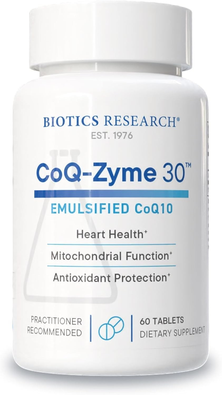 30mg CoQ10 Antioxidant Tablets – Boost Energy & Support Well-being Naturally