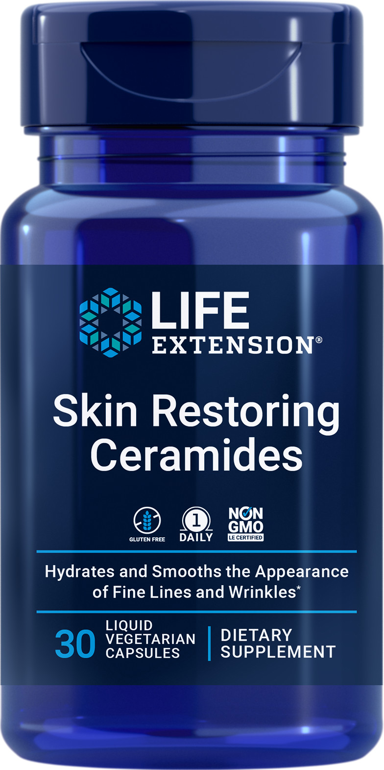 Life Extension Skin Restoring Ceramides 30 Liquid VCaps