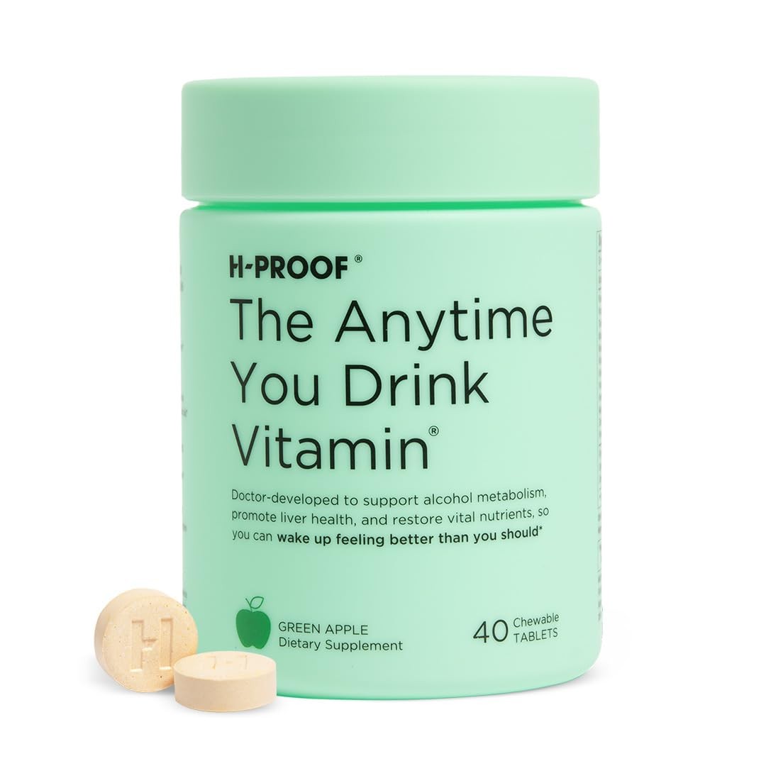 H-PROOF The Anytime You Drink Vitamin, Liver Health Immunity Support with El…