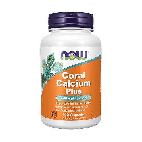 NOW FOODS Coral Calcium Plus 100 Veg Capsules