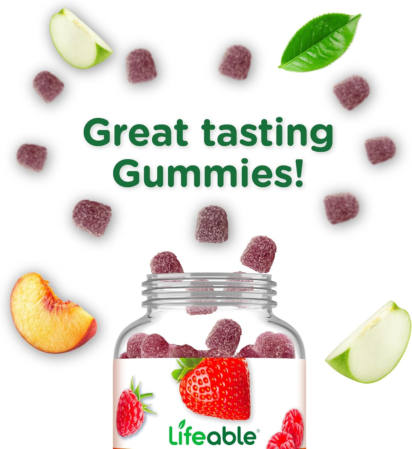 Lutein Zeaxanthin Gummies Eye Health Supplement Vegan 60 Count