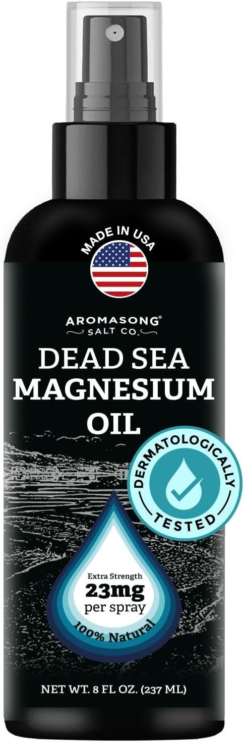 Magnesium Oil Spray – Large 8oz Size – Extra Strength – 100% Pure & Unscented