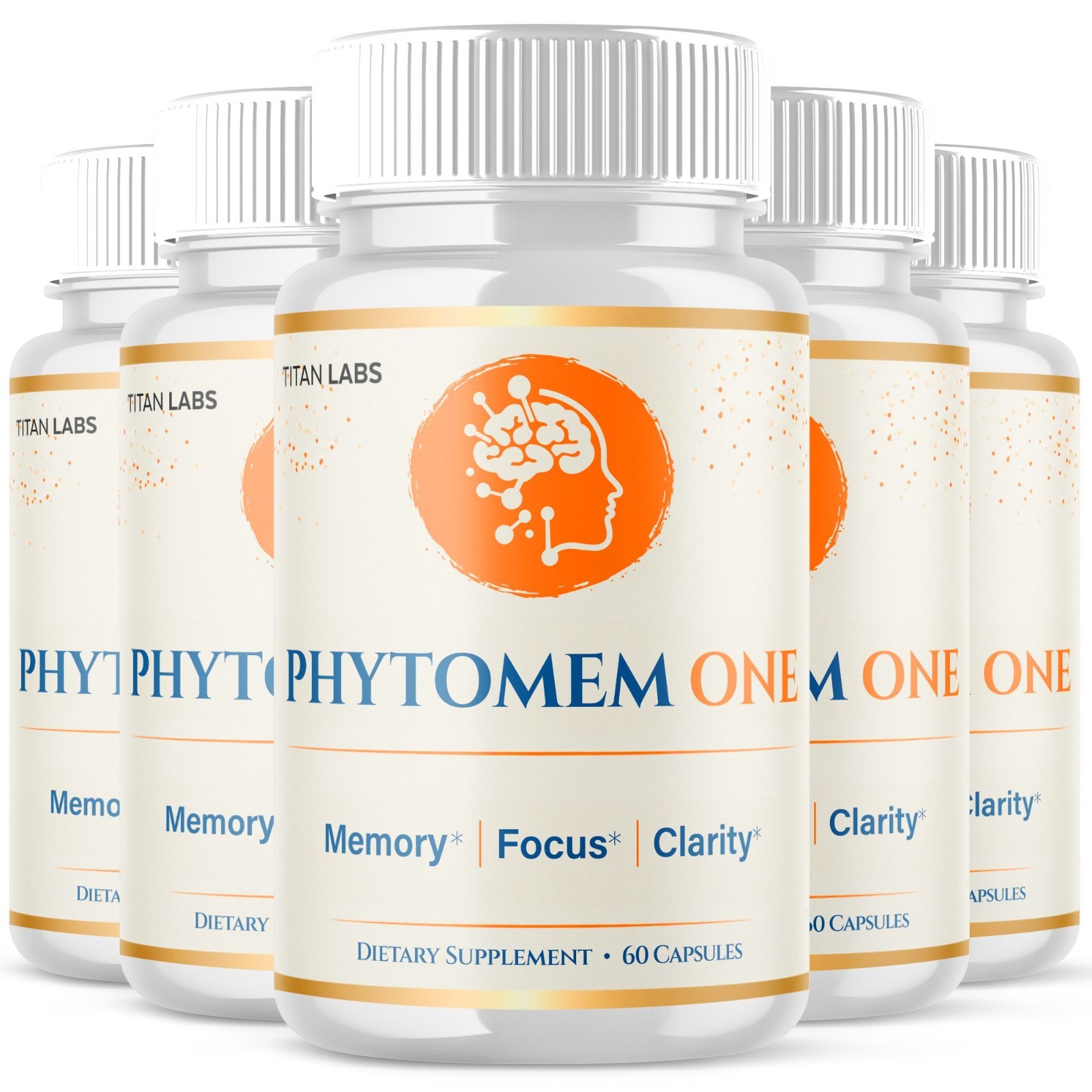 (5 Pack) Phytomem One Advanced Nootropic Brain Supplement PhytomemOne 300 Caps