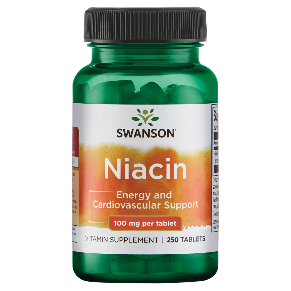 Swanson B-Vitamin Niacin Supplement, 100 mg, 250 Tablets