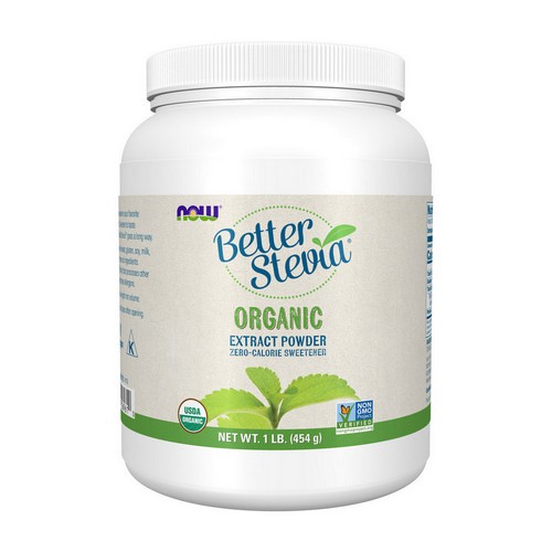 Organic Better Stevia Extract Powder 1 lb By Now Foods