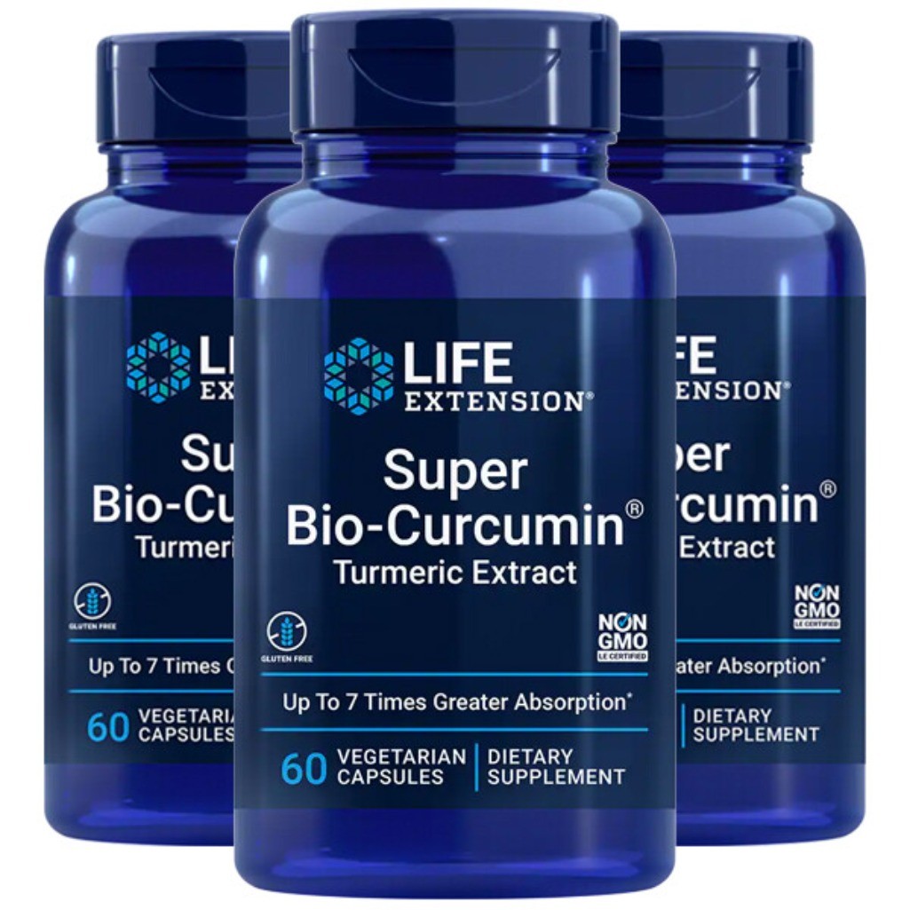 Super New Bio-Curcumin Turmeric Extract, 400mg 60 Caps Life Extension BCM-95