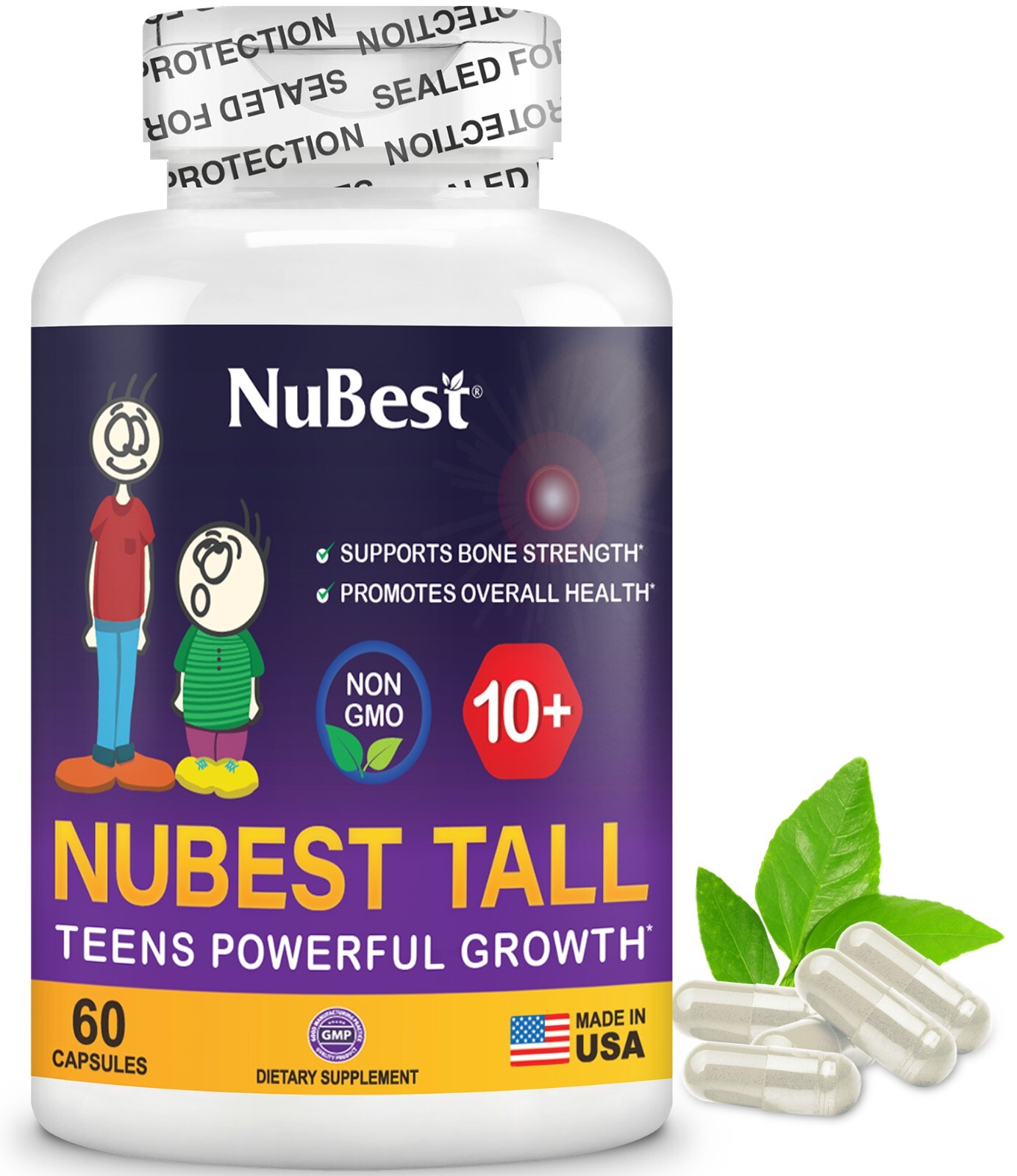 NuBest Tall 10+ – Height Growth Supplement For Kids 10+ & Teens Who Drink Milk