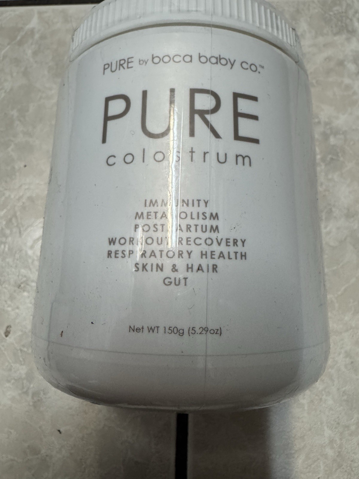 PURE by Boca Baby COLOSTRUM 5.29 Oz BB 4/2027