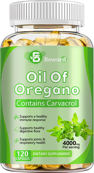 Oil of Oregano Softgels 2 in 1 4000mg with Black Seed Oil Immune Support
