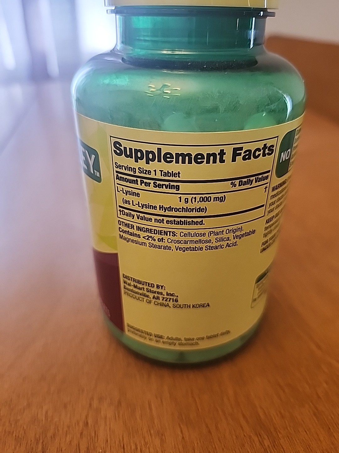 Spring Valley L-lysine Tablets 1000 mg 100 Tablets Fresh Stock Free Shipping