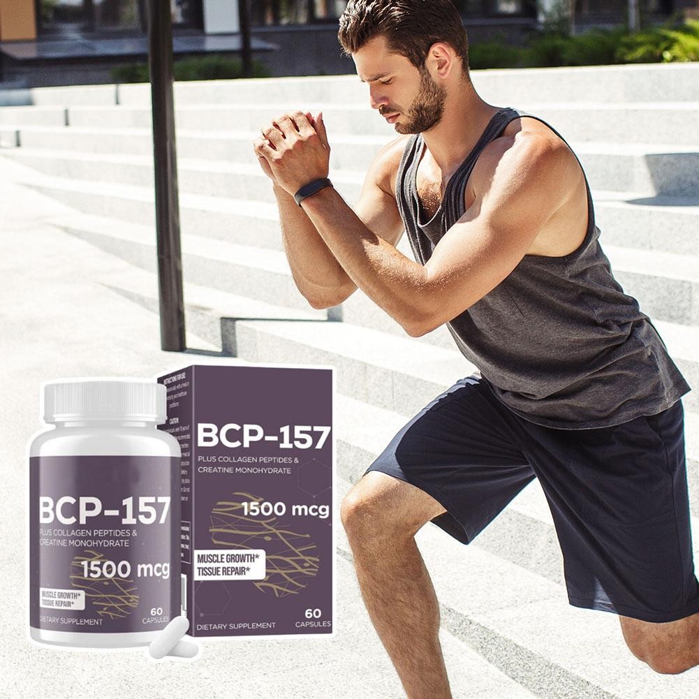 2x Capsules High-Purity Collagen 157 Peptide Formula Promotes Growth Muscle