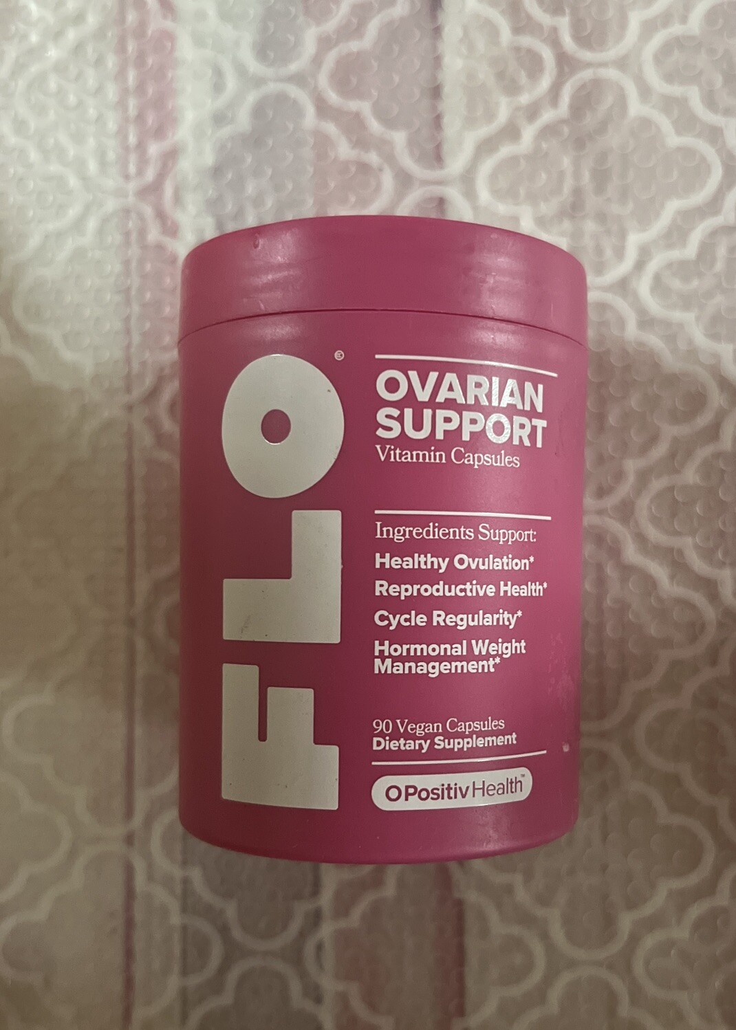 FLO Ovarian Support Health Hormone Balance 90 VegCaps Exp 08/25