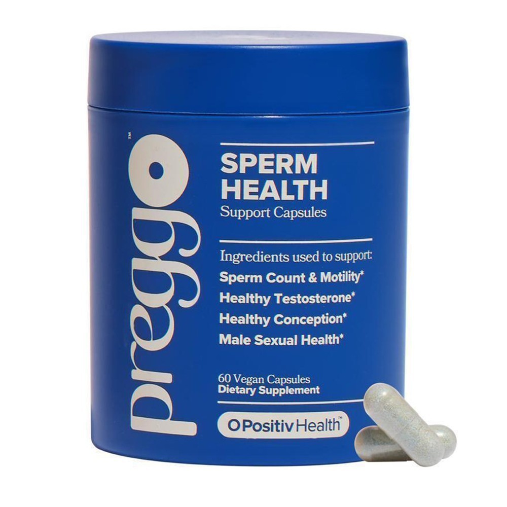 Excellent Sperm Support PREGGO Health O-Positive tablets – 60 Count, US Made