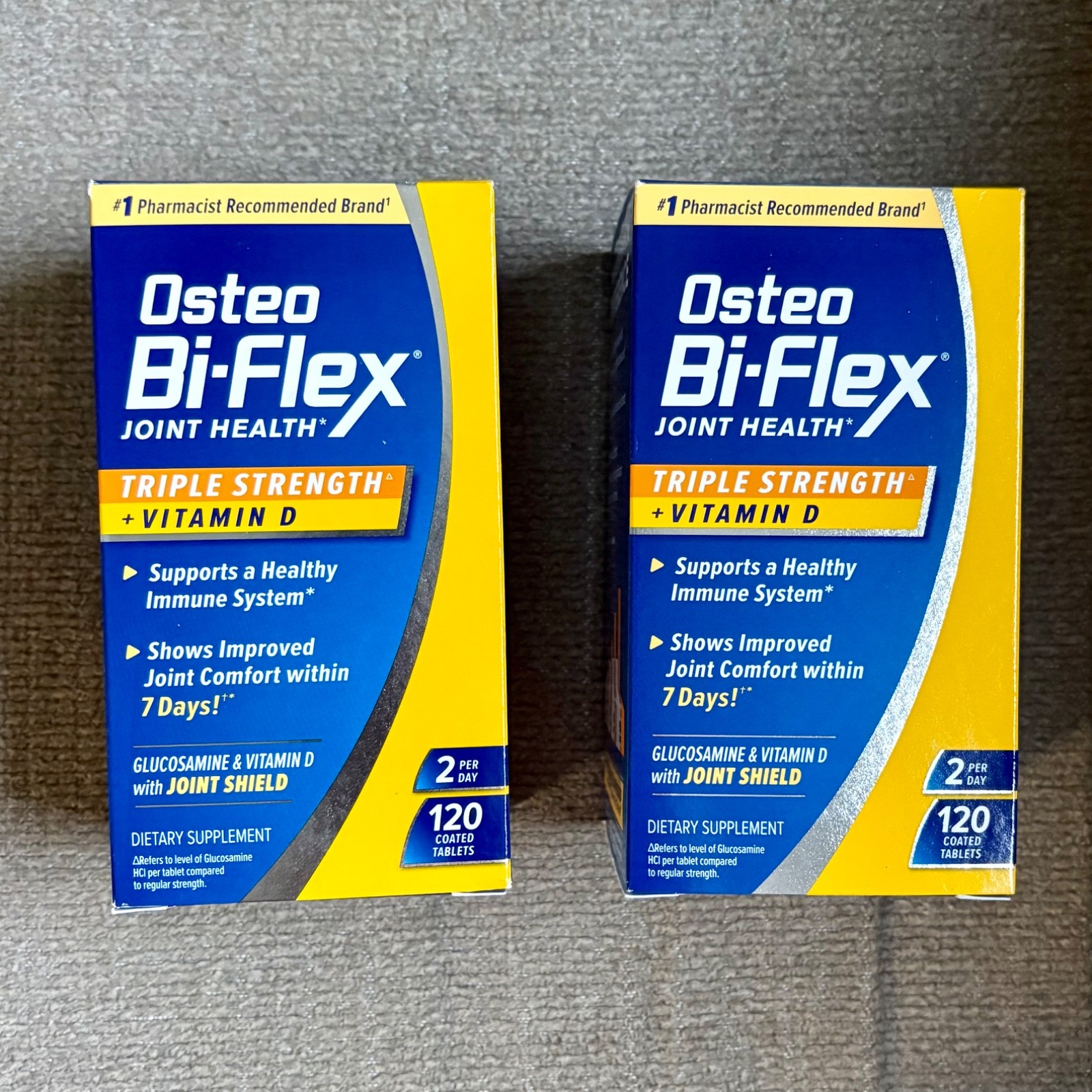 7 boxes of Osteo Bi-Flex Triple Strength