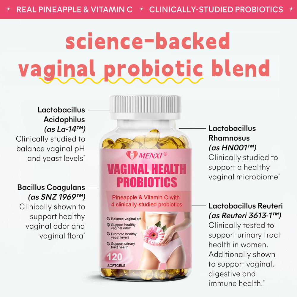 URO O Positiv Vaginal Probiotics for Women pH Balance with Prebiotics 120 COUNT