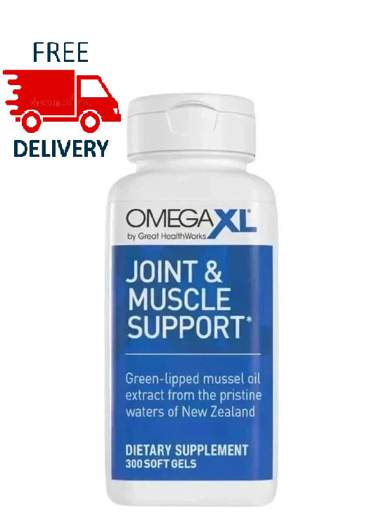Omega XL 300 Capsules-Green Lipped Mussel Omega Joint Relief