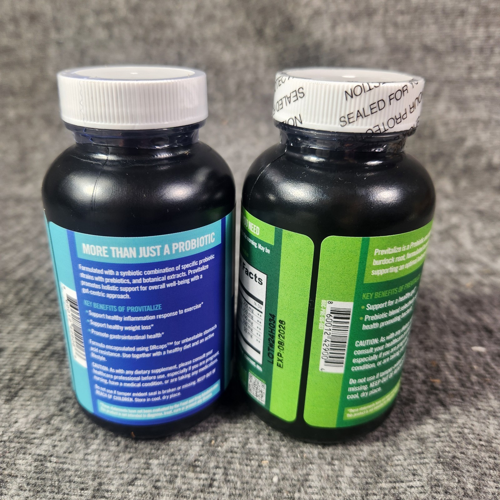 Provitalize & Previtalize for Gut Health BB Company New Exp: 08/2028 Authentic